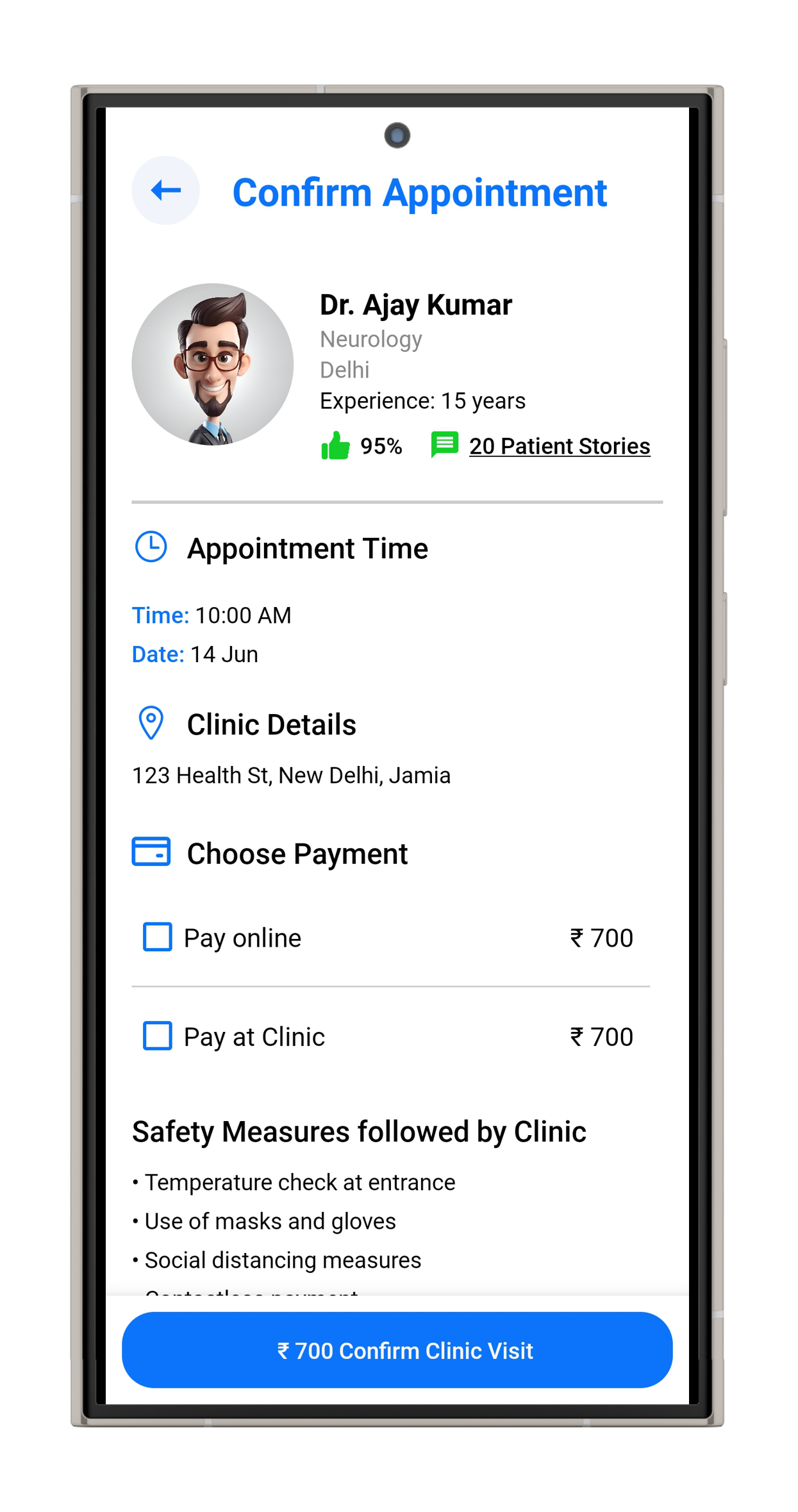 Doctor Appointment Booking App